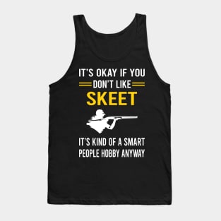 Smart People Hobby Skeet Shooting Tank Top